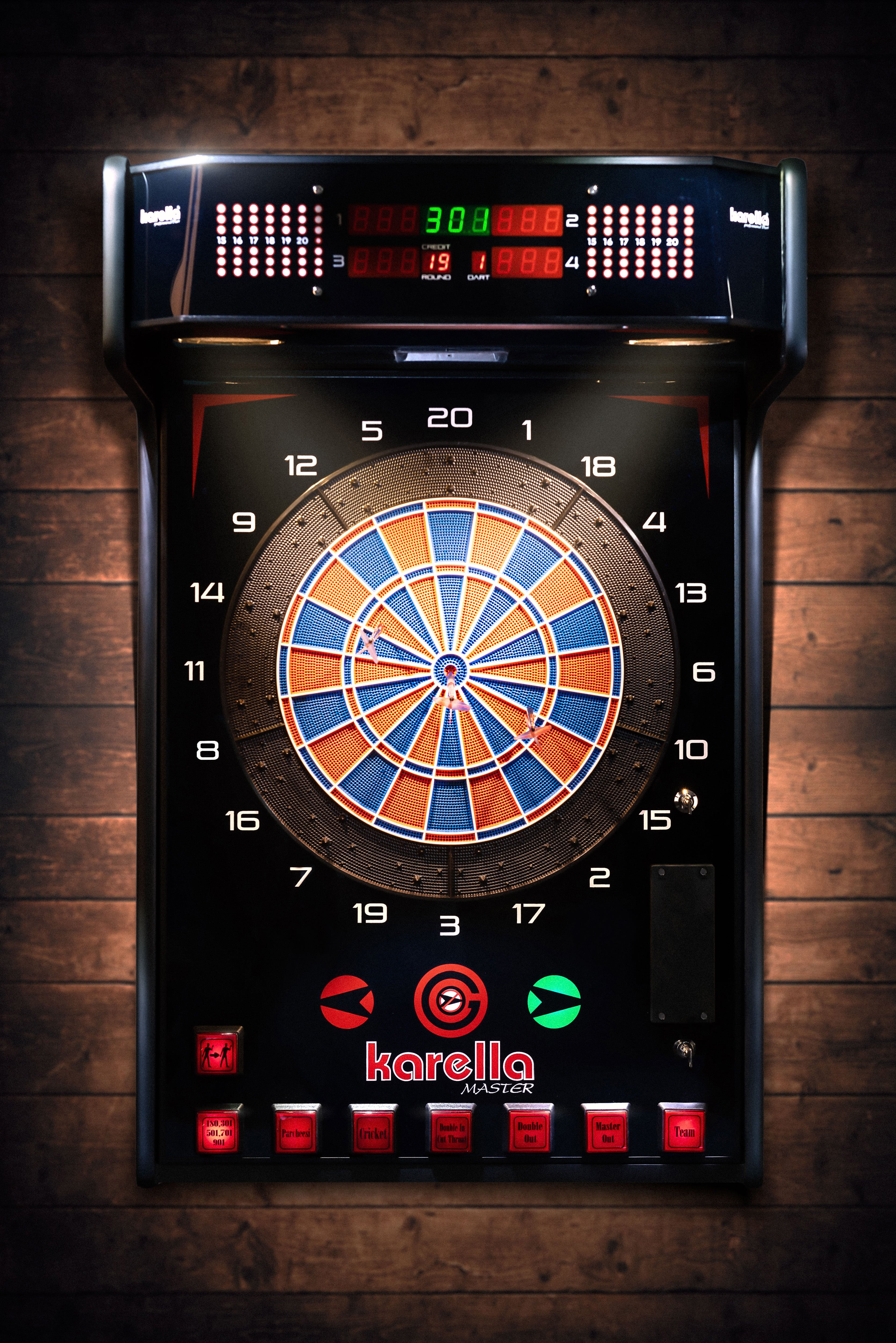 Dart machine Karella E-Master without coin slot