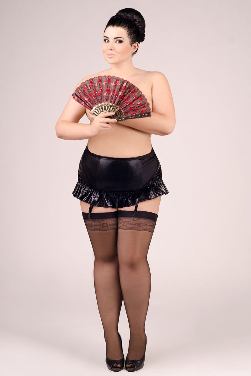 black suspender skirt E/2026 by Andalea Dessous