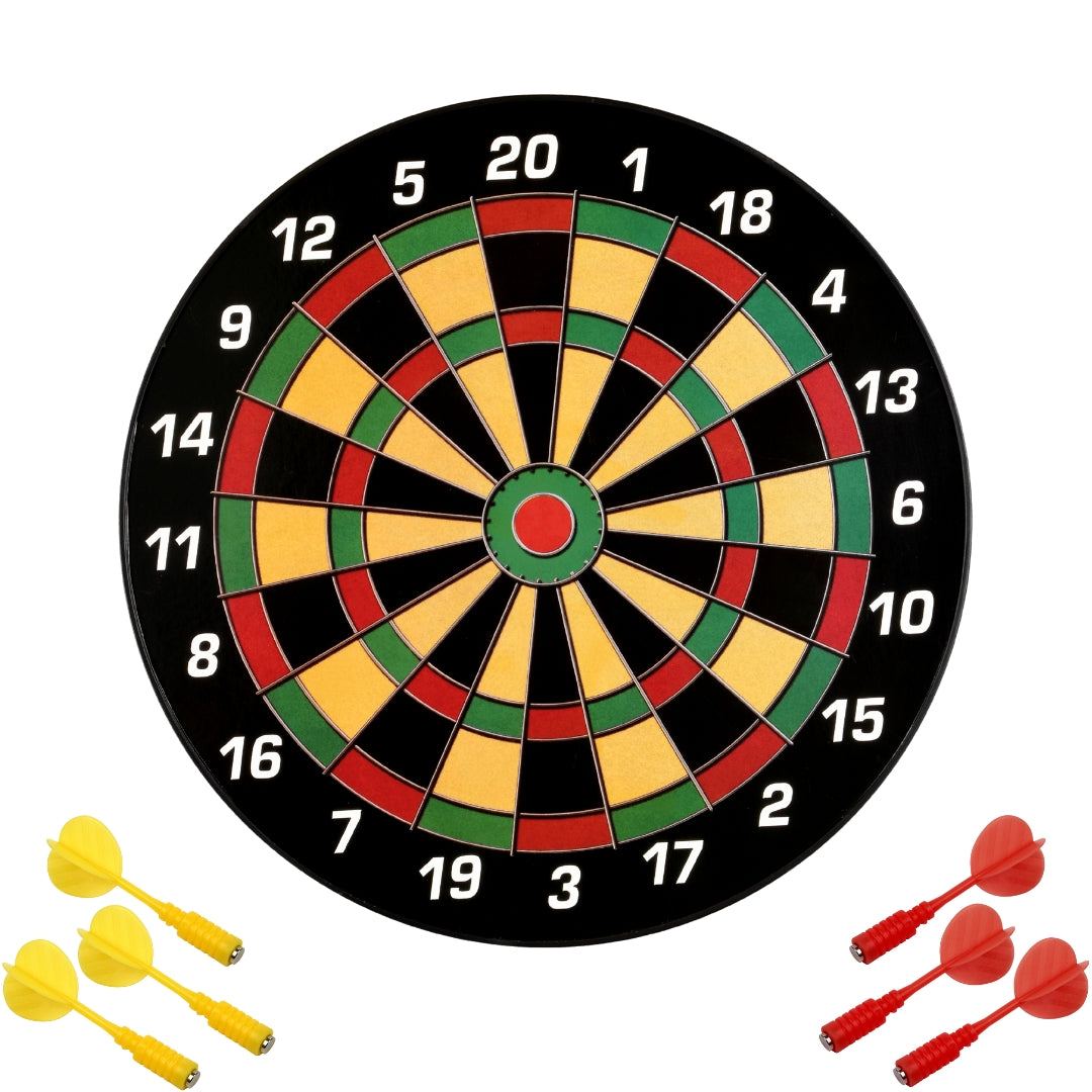 Dartboard Magnet Set Family incl. 6 darts