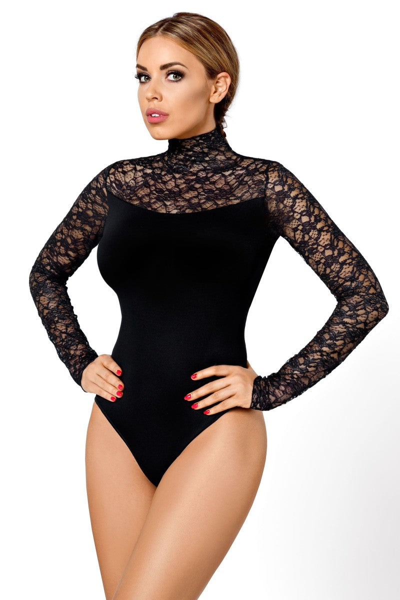 Schwarzer Body Roma - L