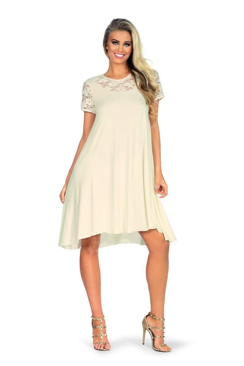 Ecru Nachtkleid H182202 - 5XL