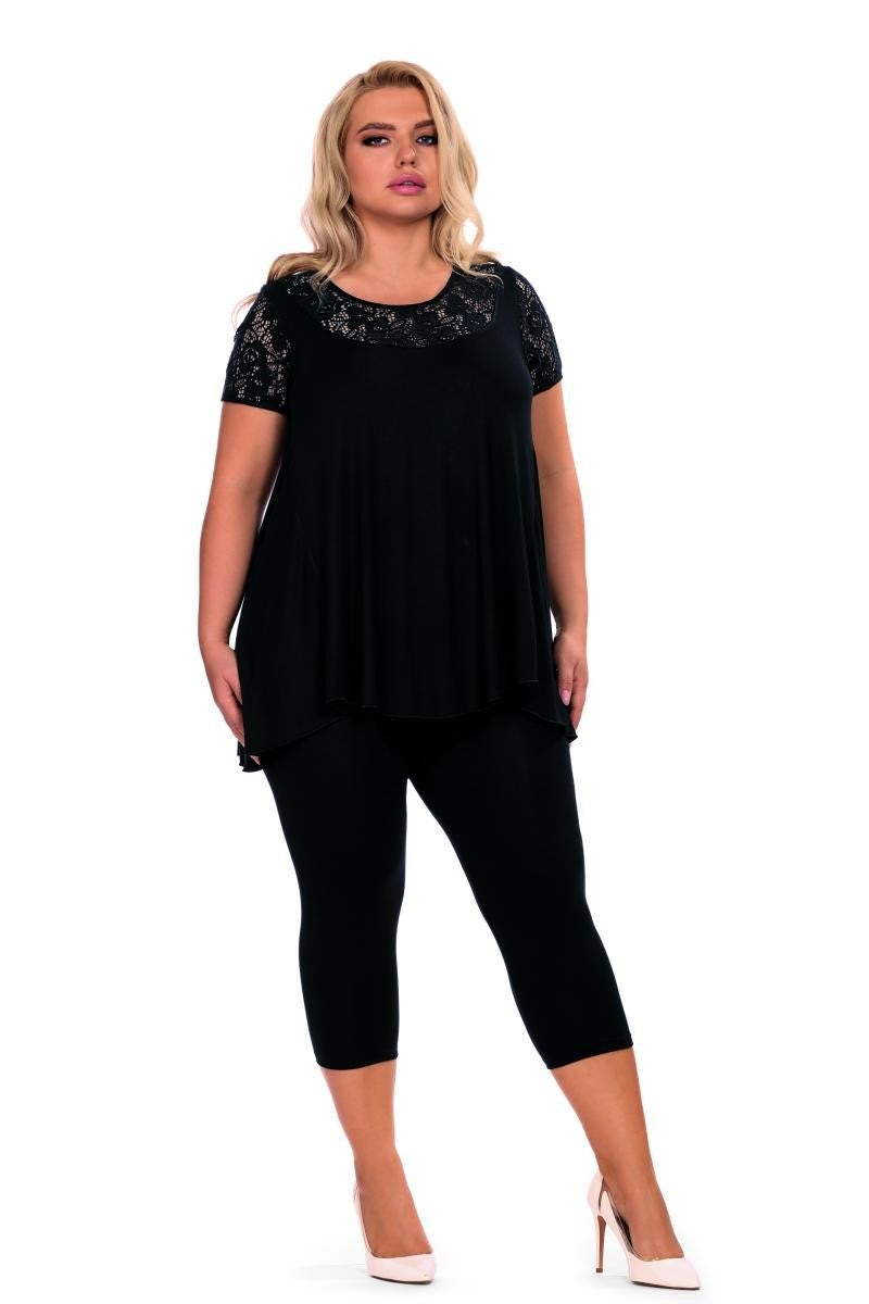 Schwarzer Pyjama H182234 2XL