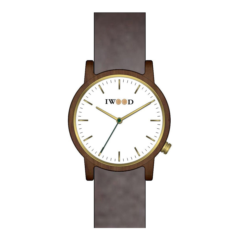 Iwood real wood men's watch IW18444003