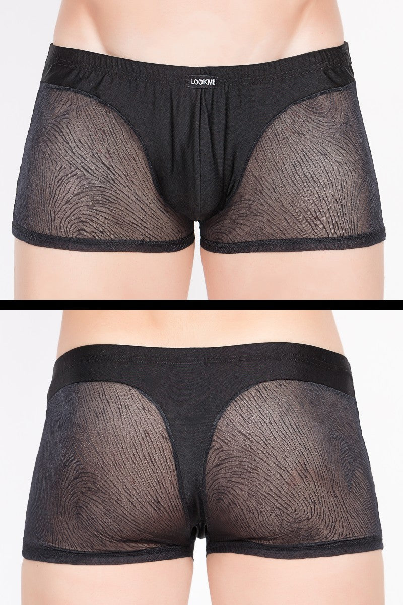 black boxer shorts 704-67 from Look Me
