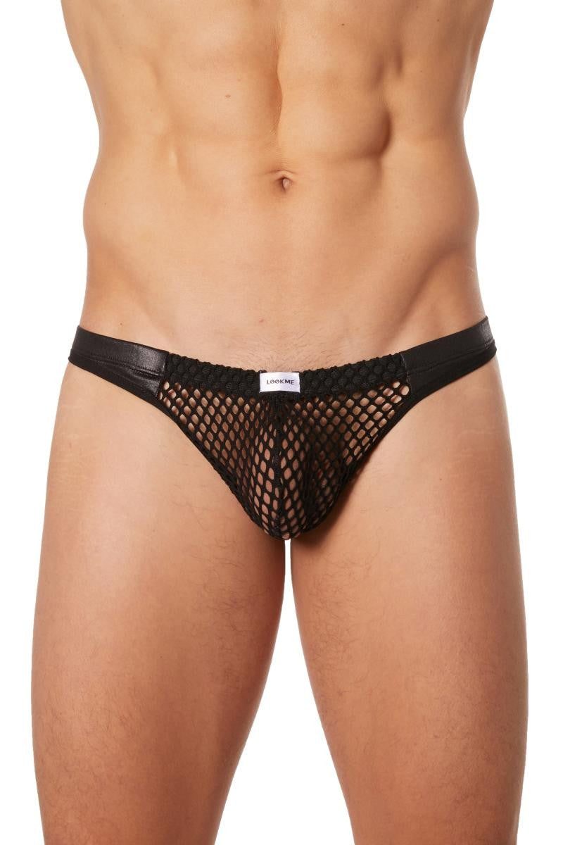 black men's thong 911-57 by Look Me