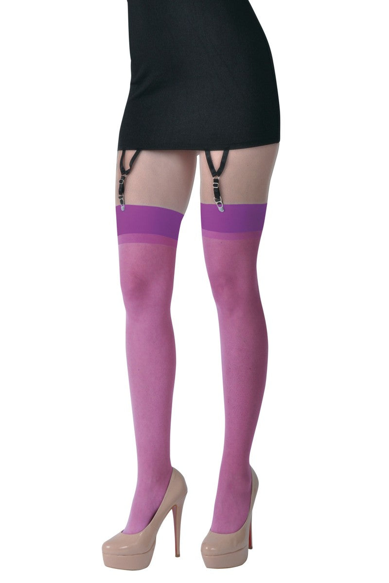 purple stockings Vanessa from Legg Story
