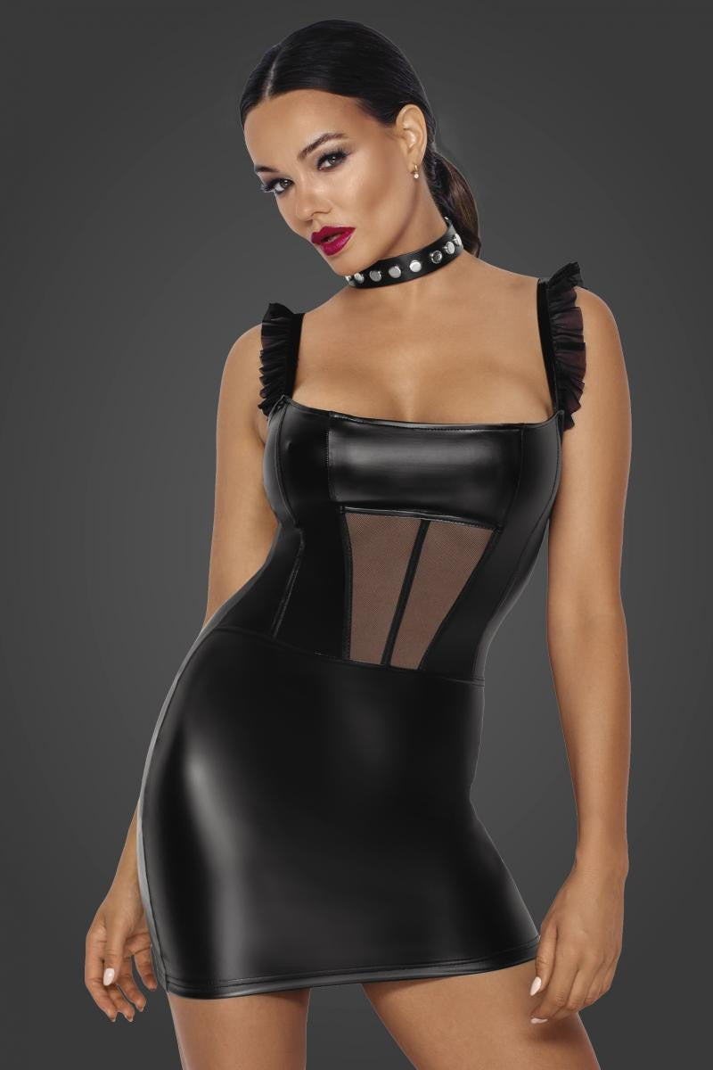 Wetlook mini dress F257 from Noir Handmade Fucking Fabulous Collection