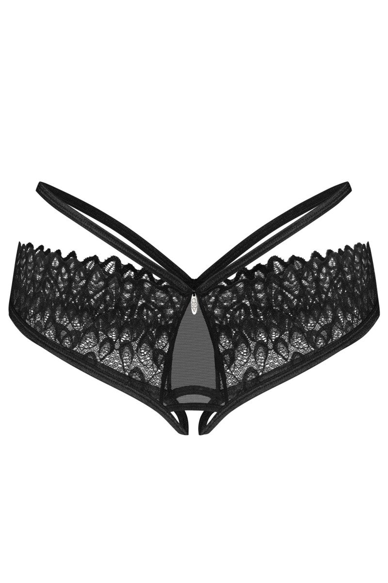 Slip ouvert Donarella schwarz - XL/2XL