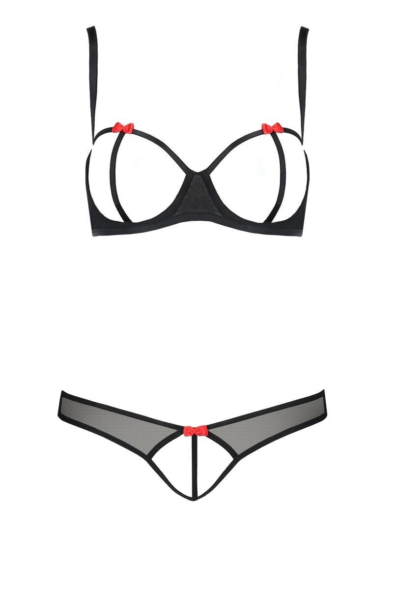Schwarzes Set PA595297 von Passion Devil Collection