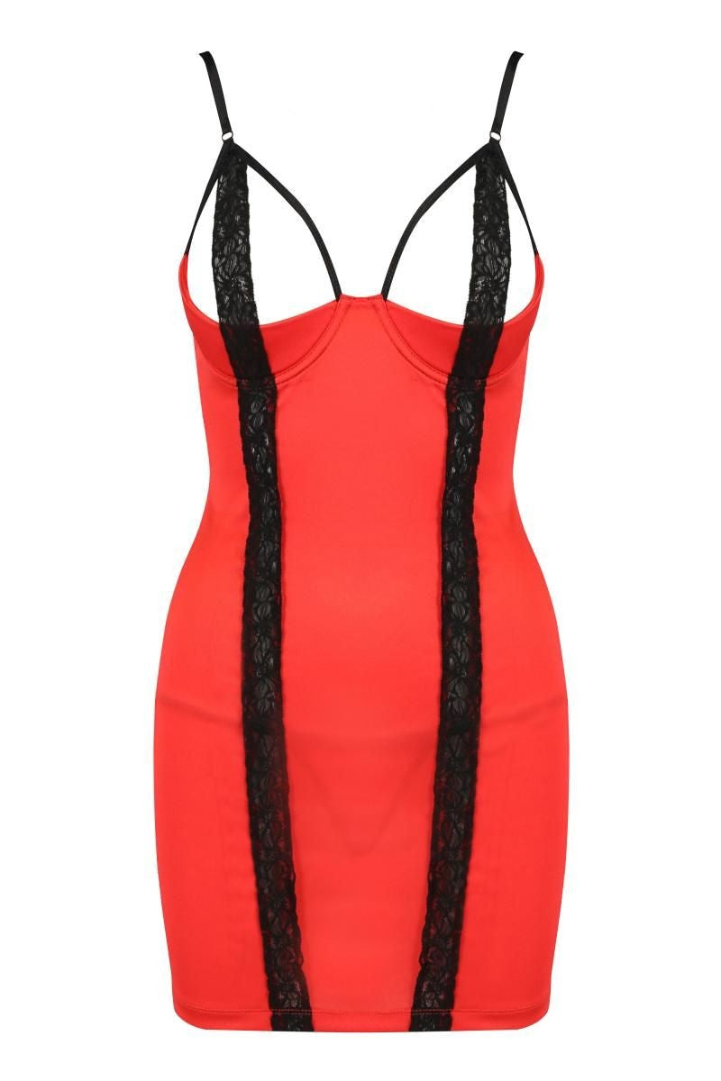 red chemise PA595318 from Passion Devil Collection
