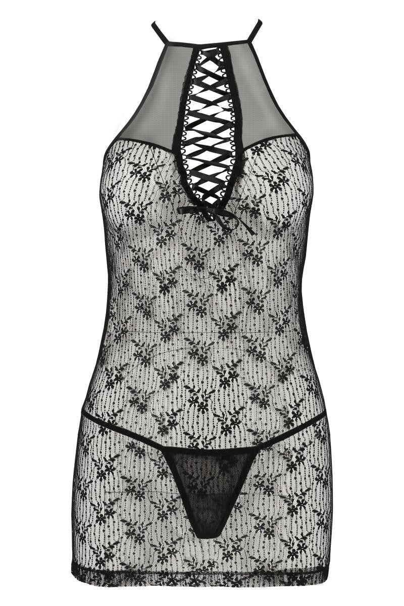 schwarzes Chemise PA595555 von Passion Erotic Collection