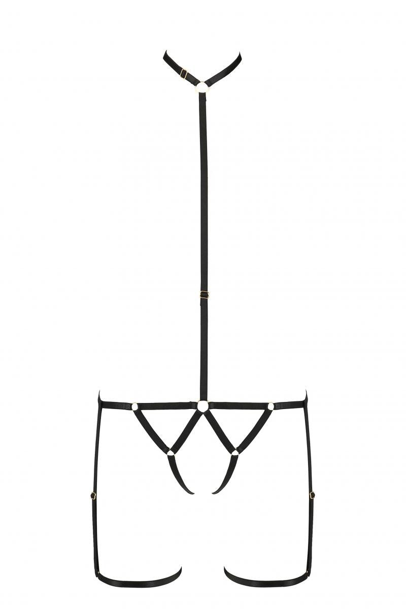 schwarzer Body PA595760 von Passion Devil Collection