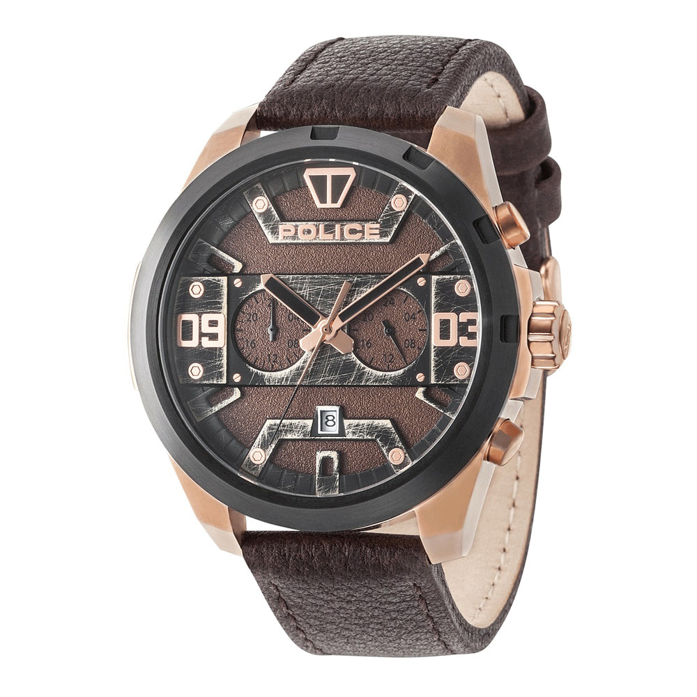 Police Dash PL.15365JSRB/12 men's watch dual timer