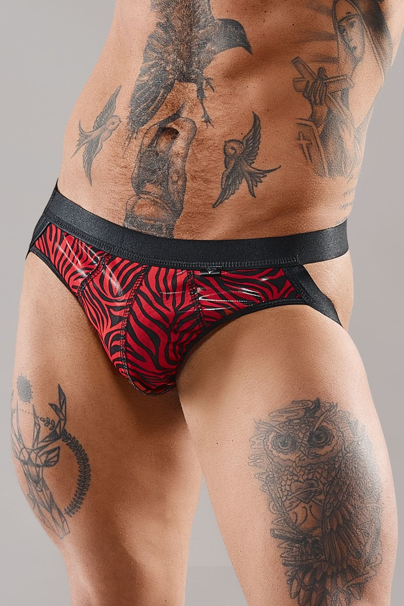 Jock Strap REPatrick001 schwarz/rot von RFP Razor’s Edge Kollektion