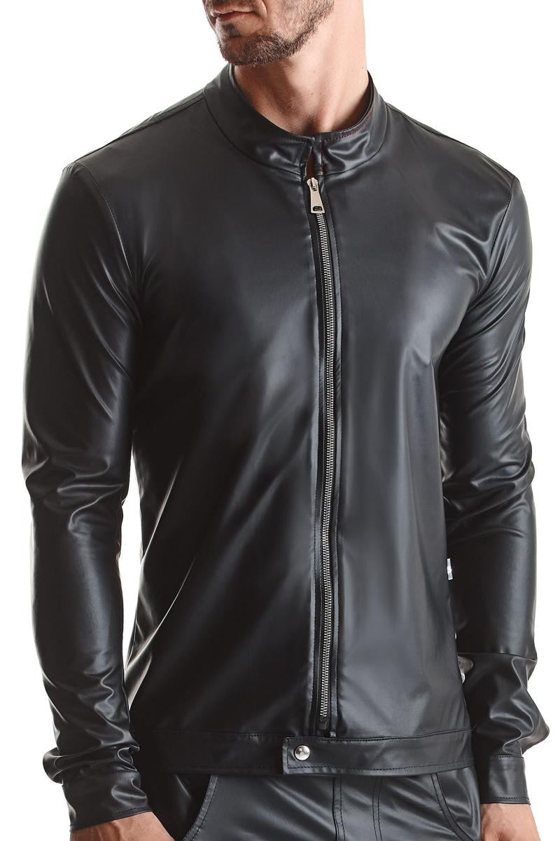 Men's jacket RMGiorgio001 black from Regnes Fetish Planet