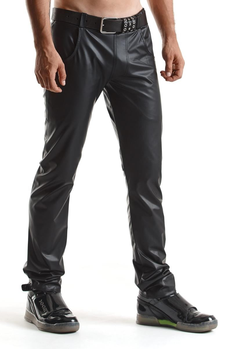 long men's pants RMVittorio001 black from Regnes Fetish Planet