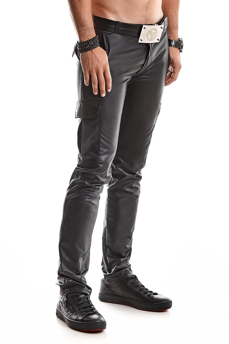long men's pants RMMatteo001 black from Regnes Fetish Planet