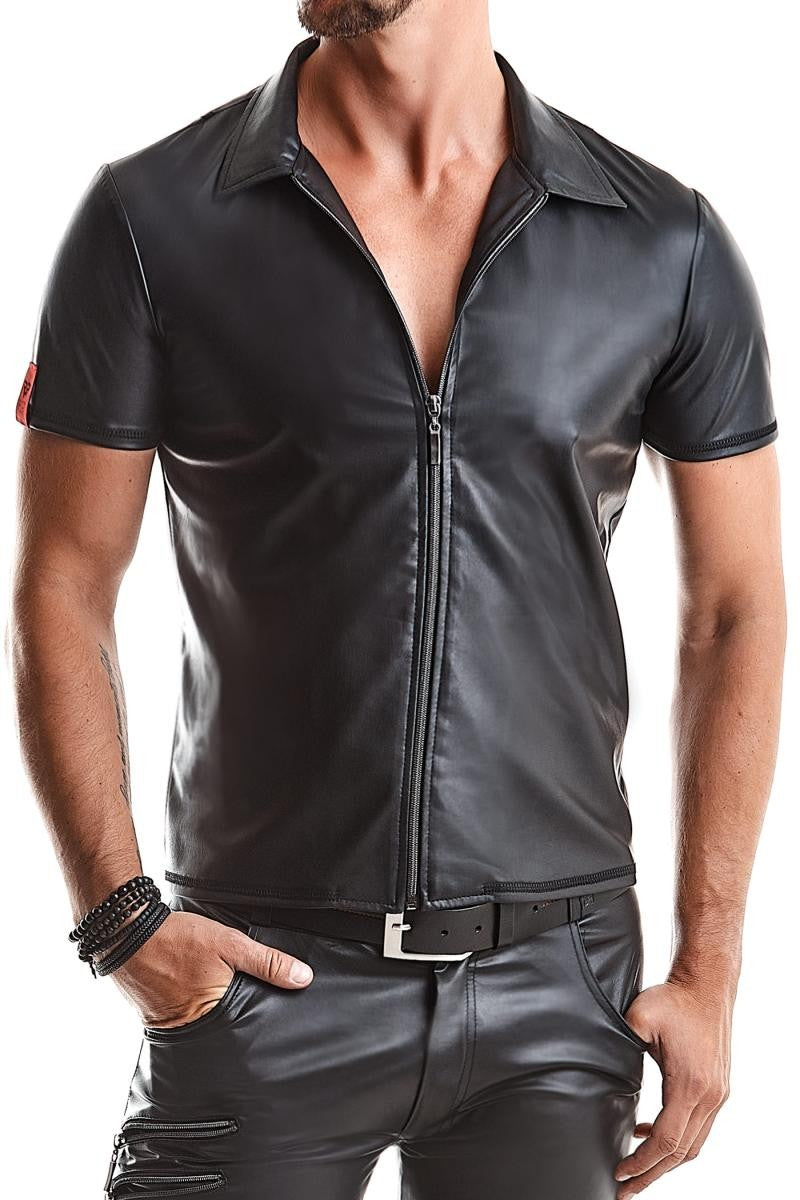 Men's T-Shirt RMRemo001 black by Regnes Fetish Planet Red Mark 2