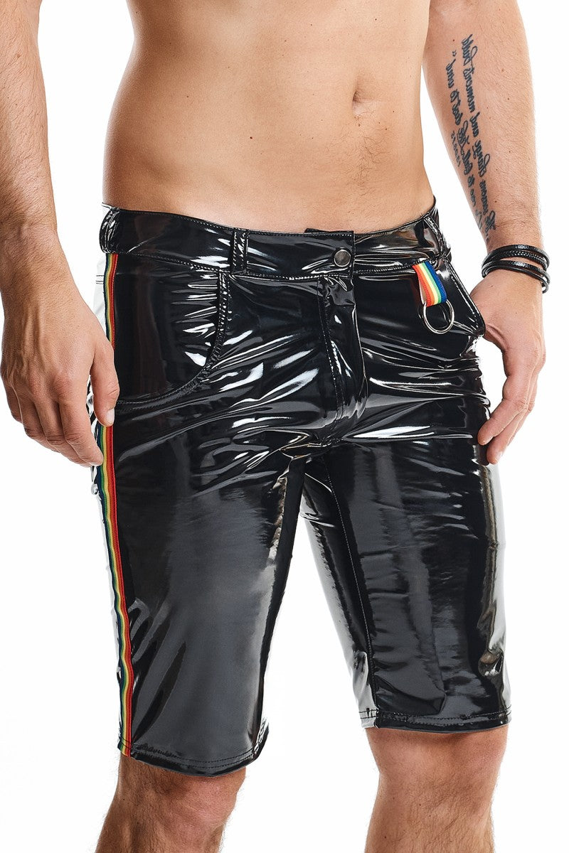 Men's PVC shorts RMUmbertoRBW black - S