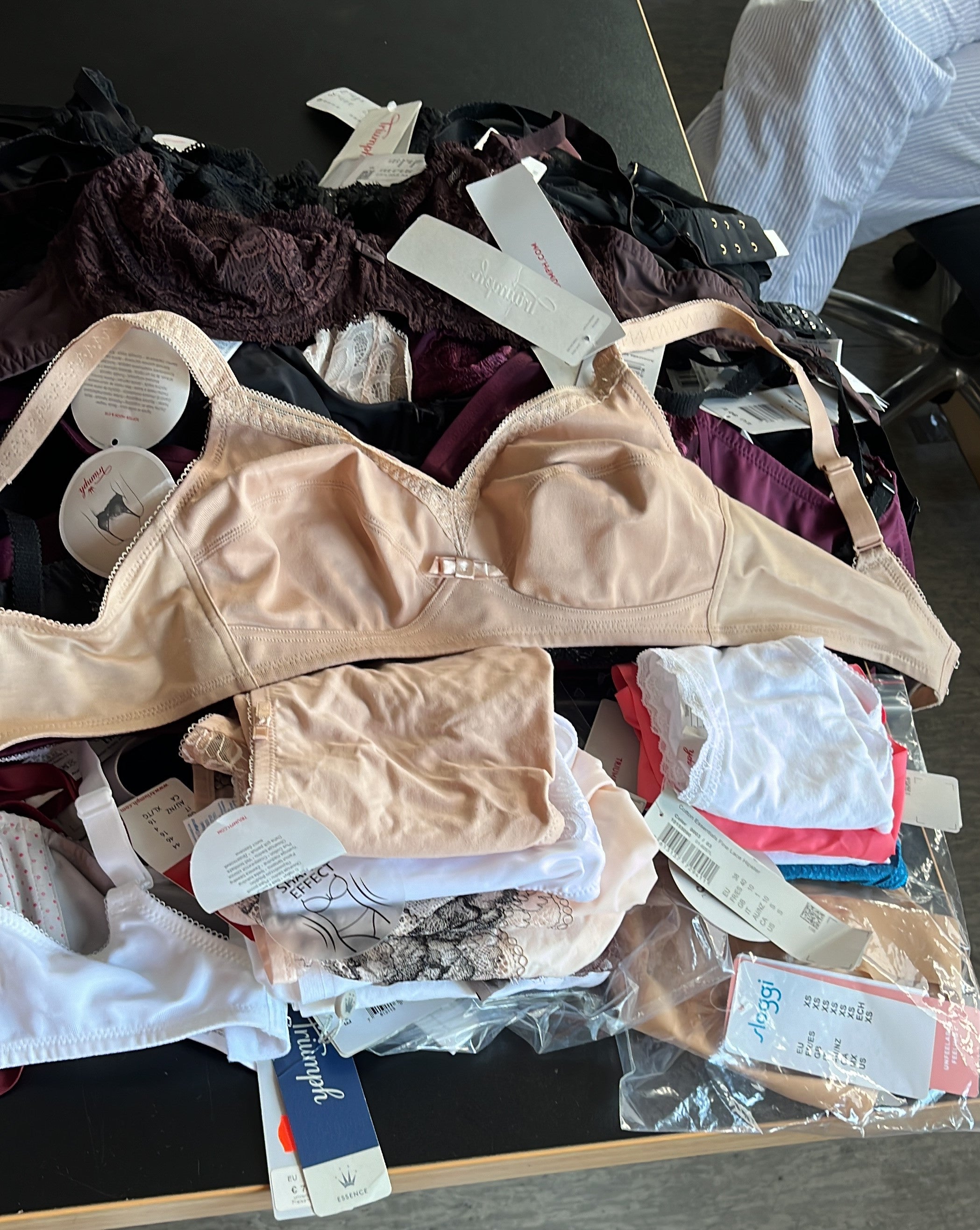 Triumph mix of women's lingerie & pants, sloggi