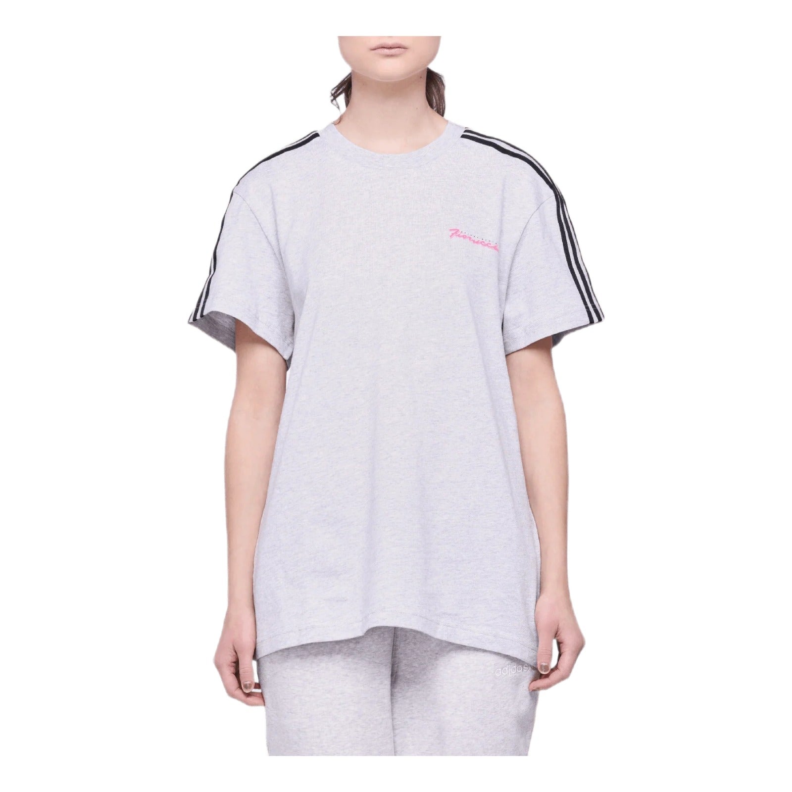 Women’s T-shirt, grey with print adidas Originals x Fiorucci