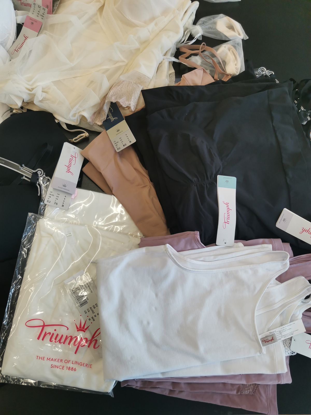 Triumph mix of women's lingerie & pants, sloggi
