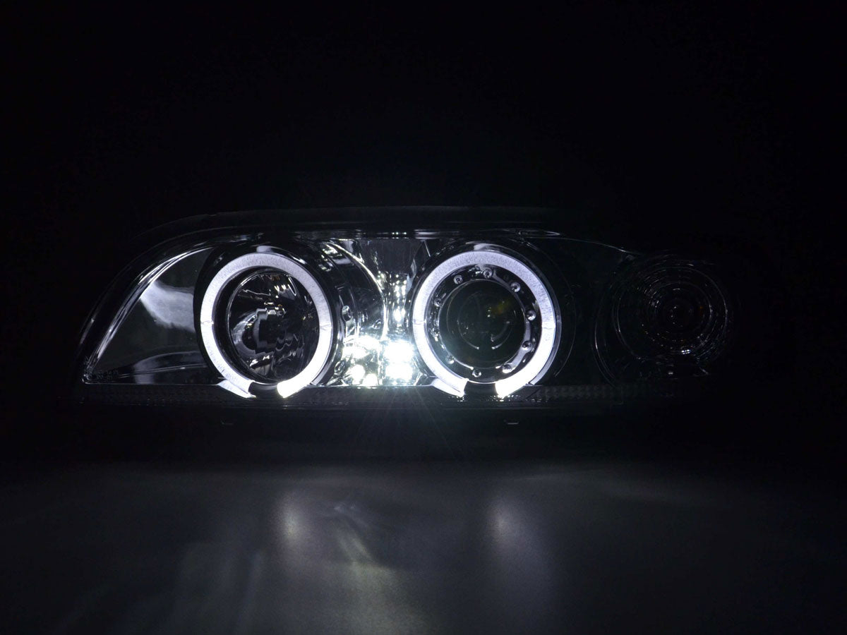 Headlight set BMW 5 Series E39 95-00 chrome
