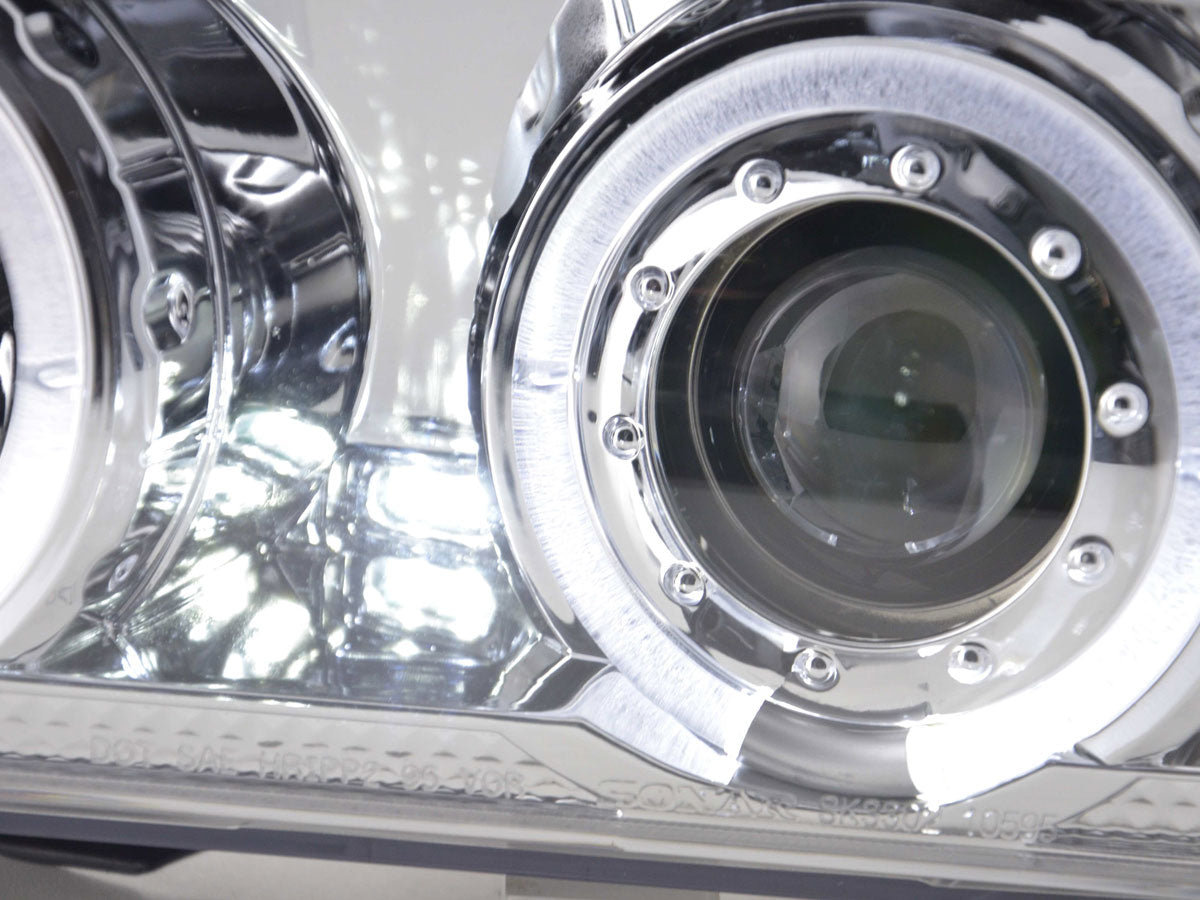 Headlight set BMW 5 Series E39 95-00 chrome