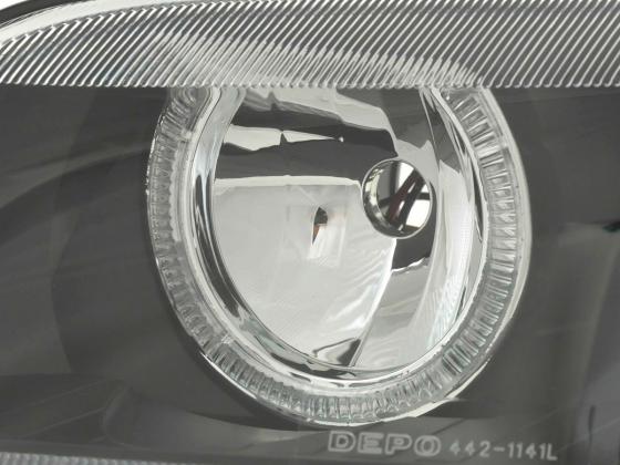 Headlights Angel Eyes Opel Vectra B year: 99-02 black