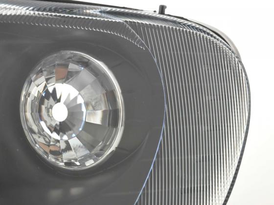 Headlights Angel Eyes Opel Vectra B year: 99-02 black
