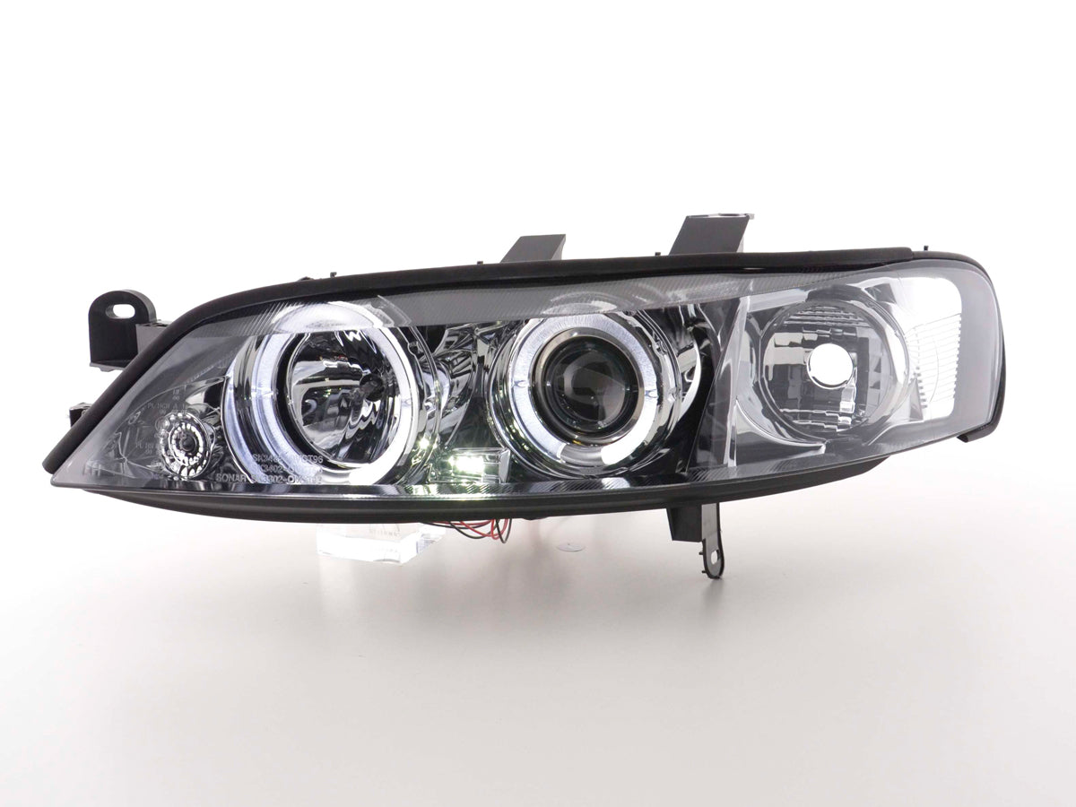 Headlight set Opel Vectra B year: 99-02 chrome