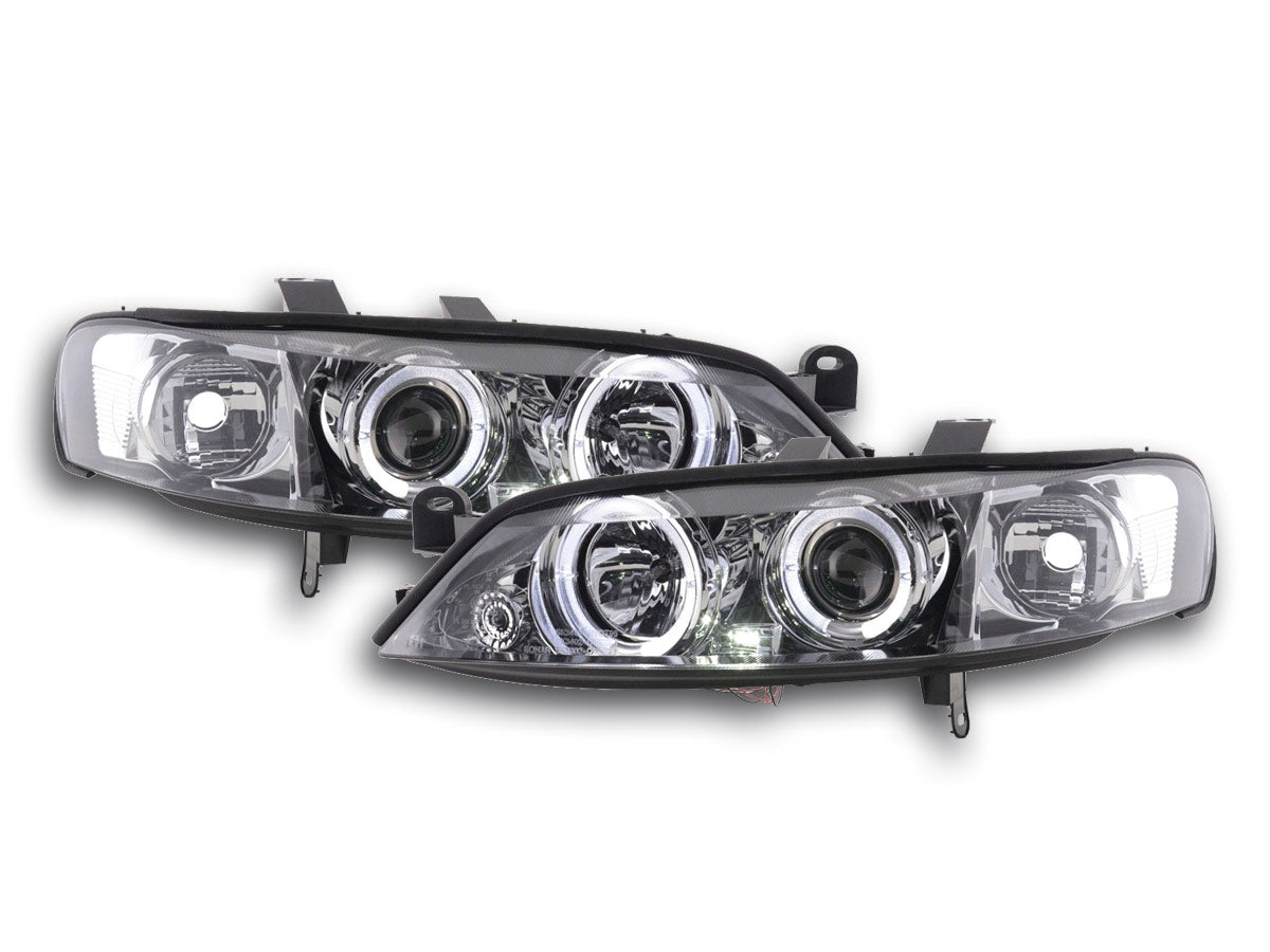 Headlight set Opel Vectra B year: 99-02 chrome