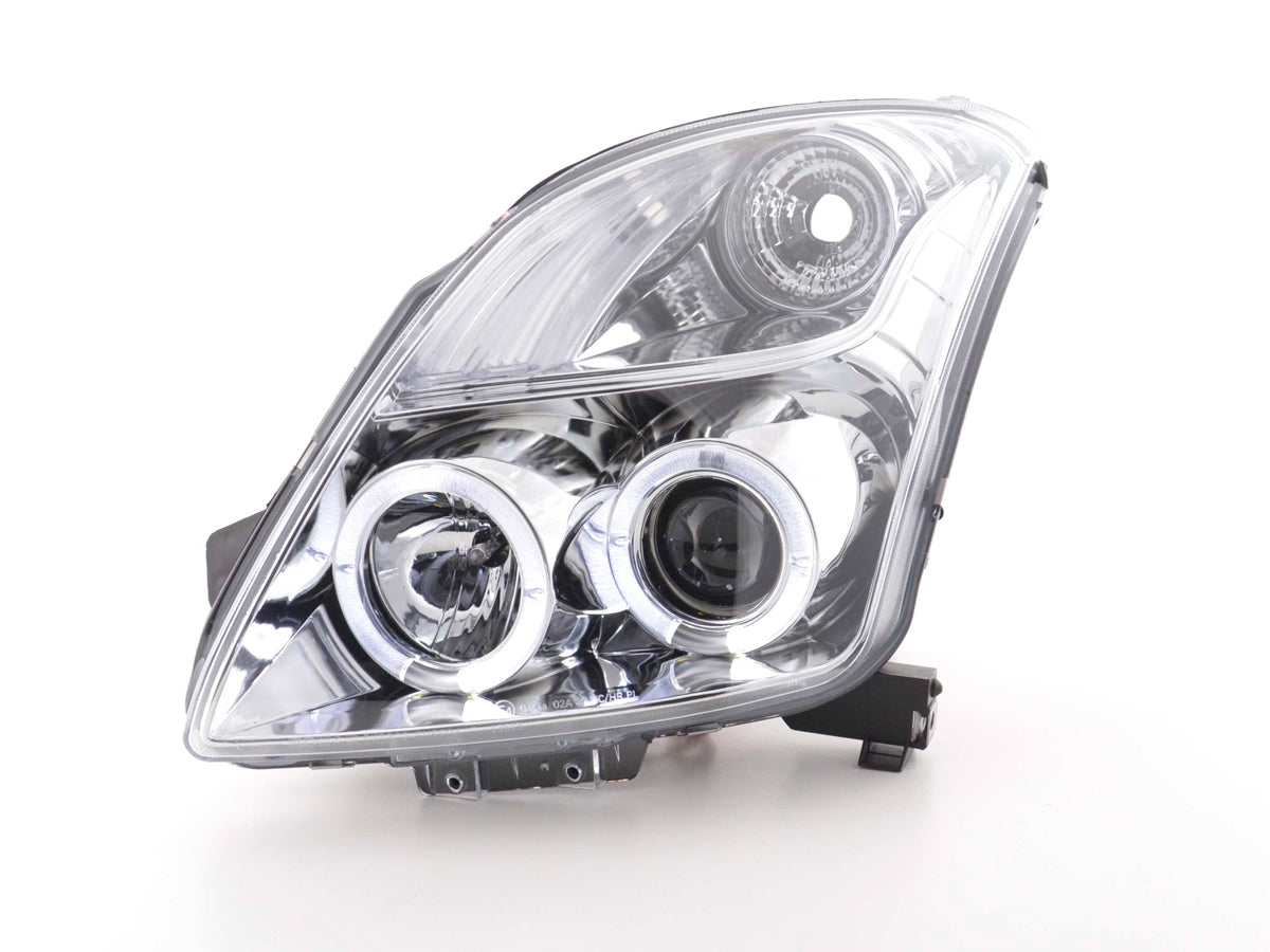 Headlight set Suzuki Swift type MZ 05- chrome