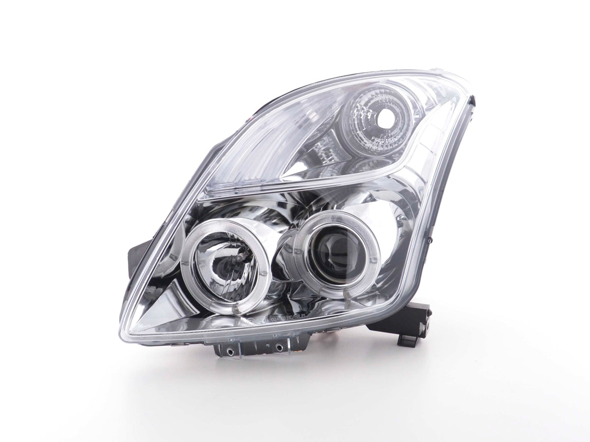 Headlight set Suzuki Swift type MZ 05- chrome