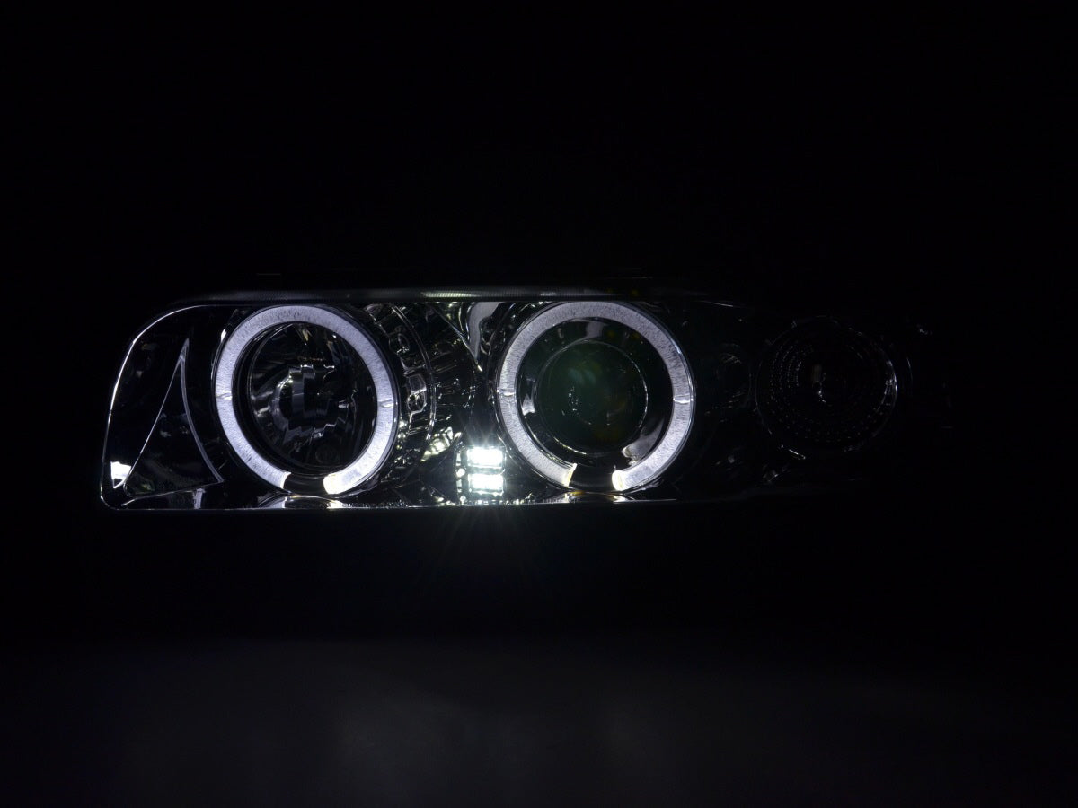 Scheinwerfer Set BMW 7er E38  95-98 chrom für Rechtslenker