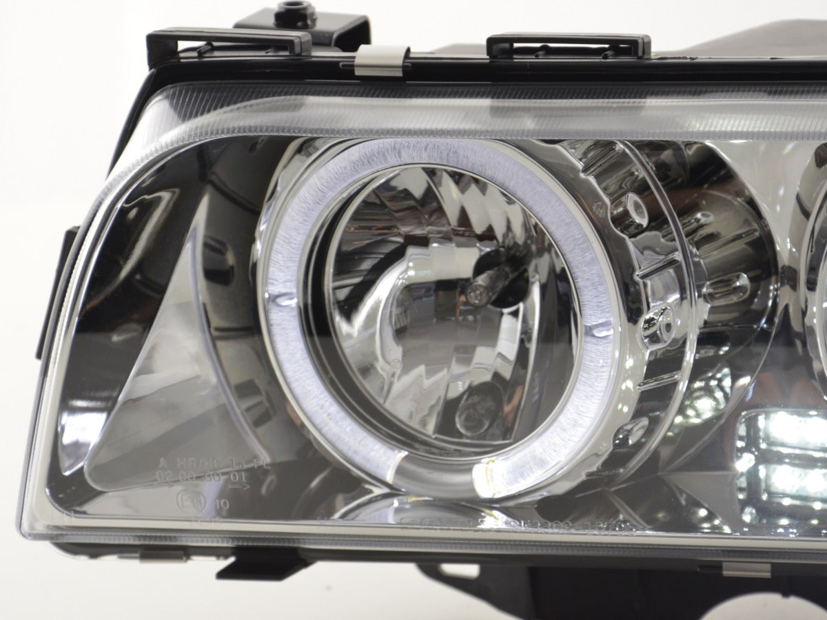 Scheinwerfer Set BMW 7er E38  95-98 chrom für Rechtslenker