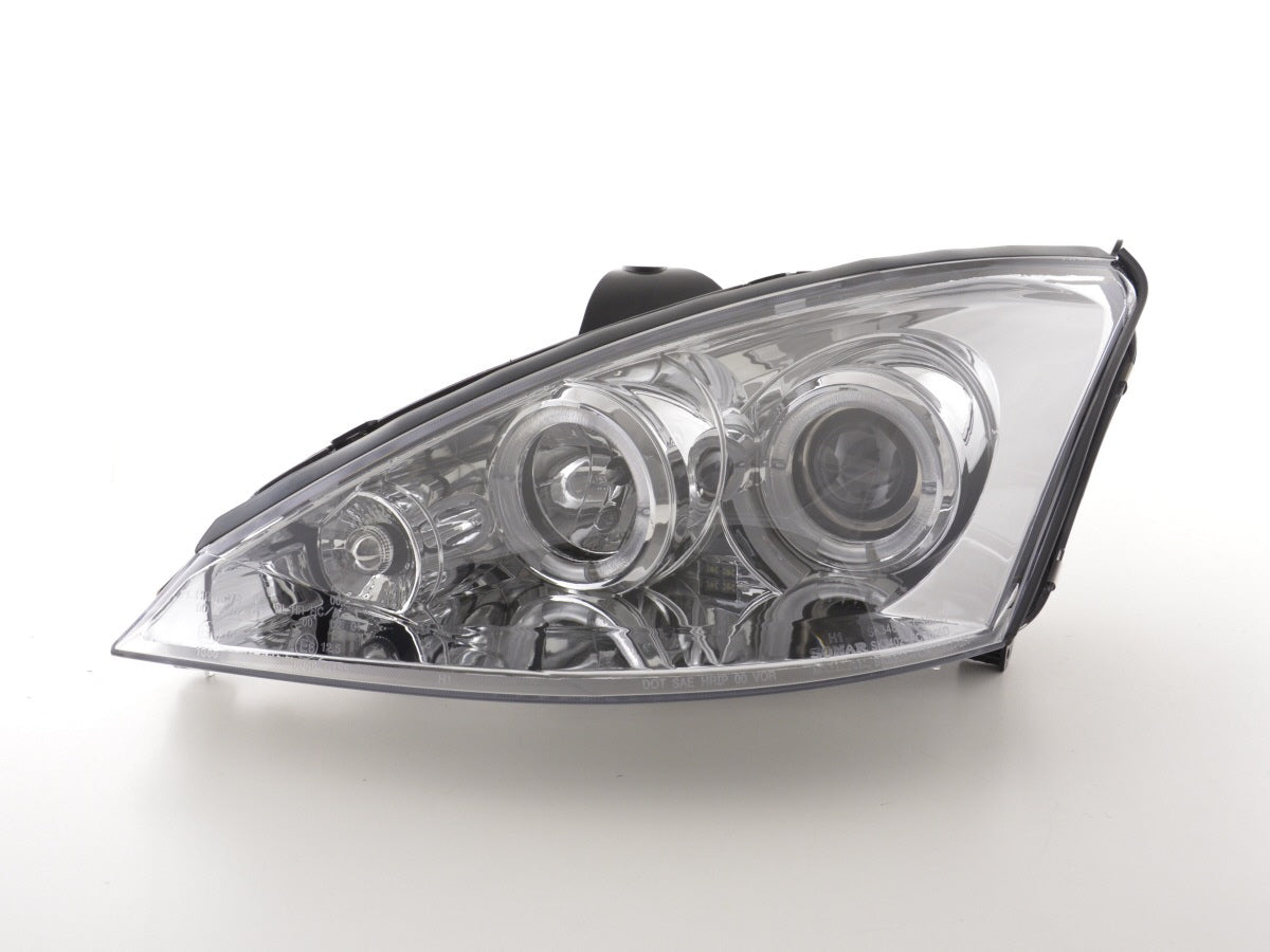 Headlight set Ford Focus 98-01 chrome