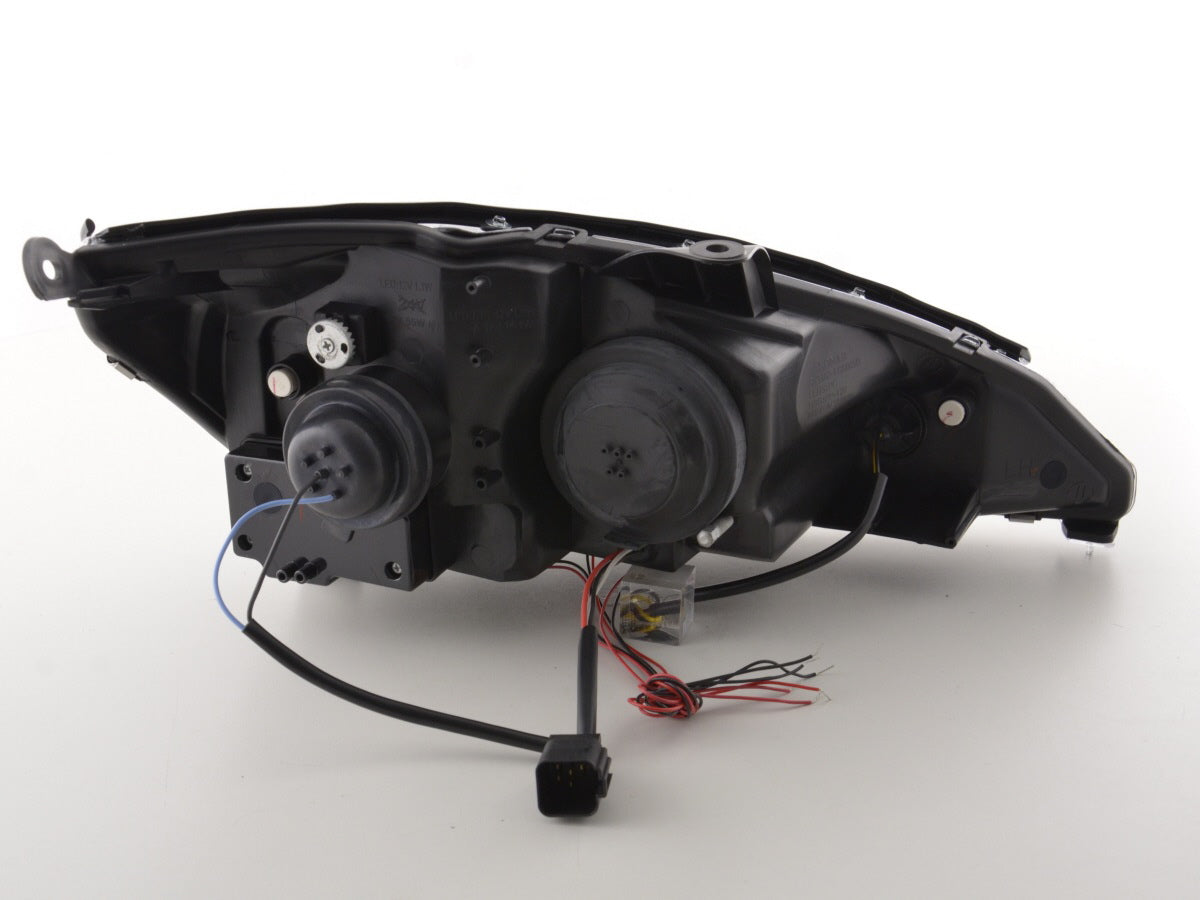 Headlight set Ford Focus 98-01 chrome