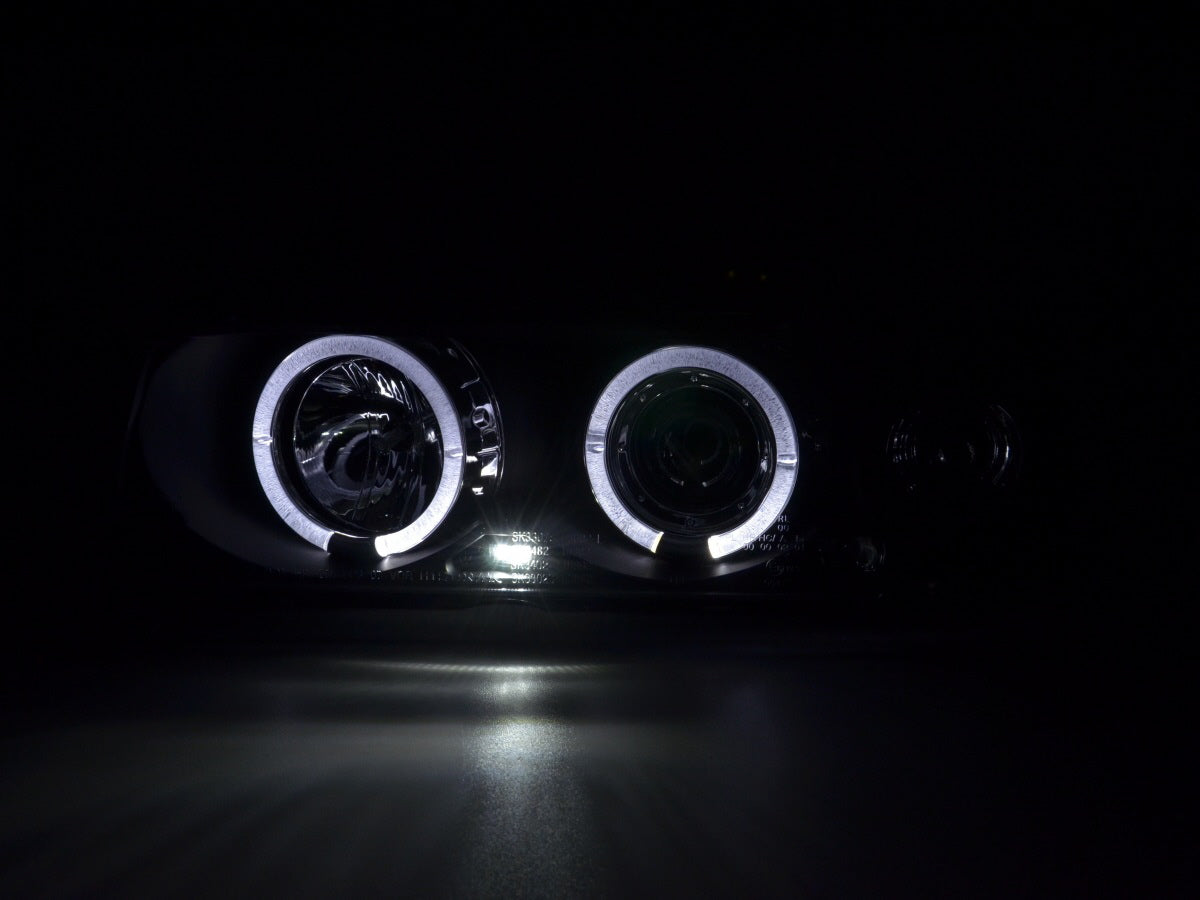 Headlight set BMW 3 Series Limousine Type E36 92-98 black