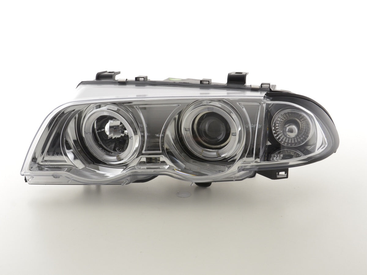 Headlight set BMW 3 Series Sedan Type E46 98-01 chrome