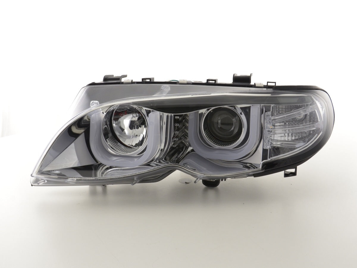 Scheinwerfer Set Angel Eyes BMW 3er E46 Limo/Touring  02-05 chrom