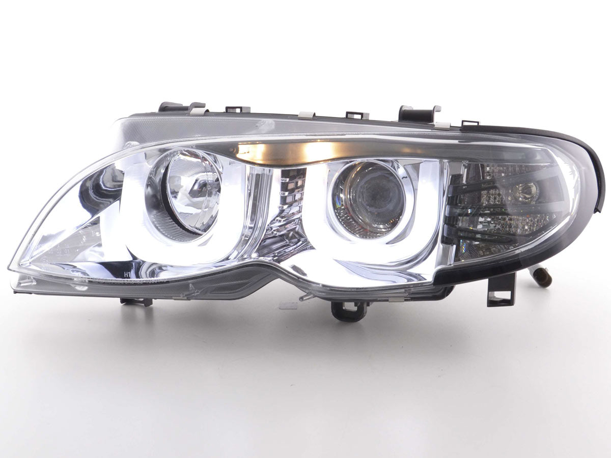 Scheinwerfer Set Angel Eyes BMW 3er E46 Limo/Touring  02-05 chrom