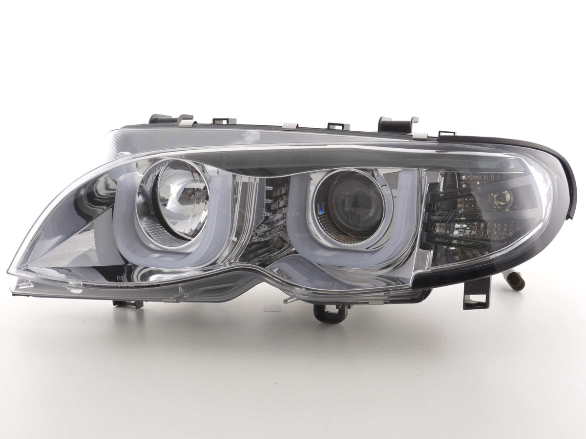 Scheinwerfer Set Angel Eyes BMW 3er E46 Limo/Touring  02-05 chrom