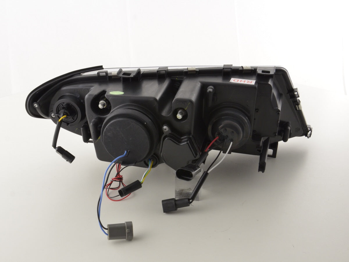 Scheinwerfer Set BMW 3er E46 Limo/Touring  02-05 schwarz für Rechtslenker