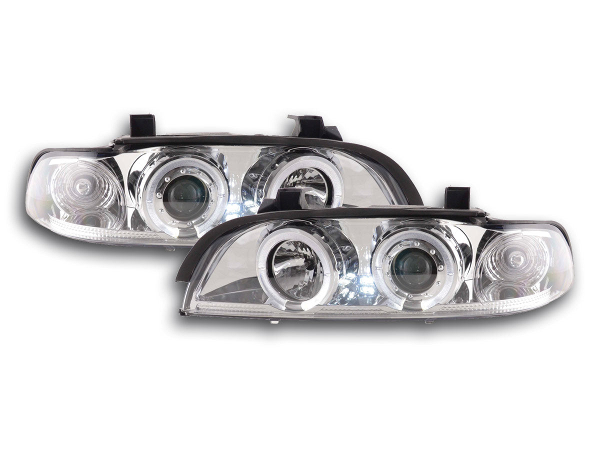 Headlight set BMW 5 Series E39 95-01 chrome