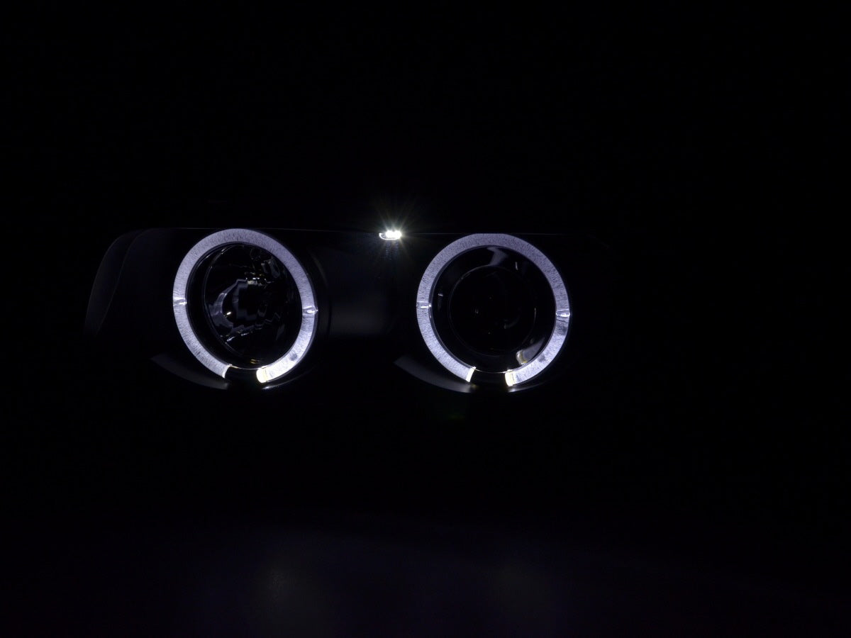 Headlights BMW 7 Series Type E38 99-02 black