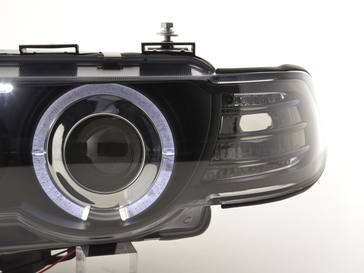 Headlights BMW 7 Series Type E38 99-02 black