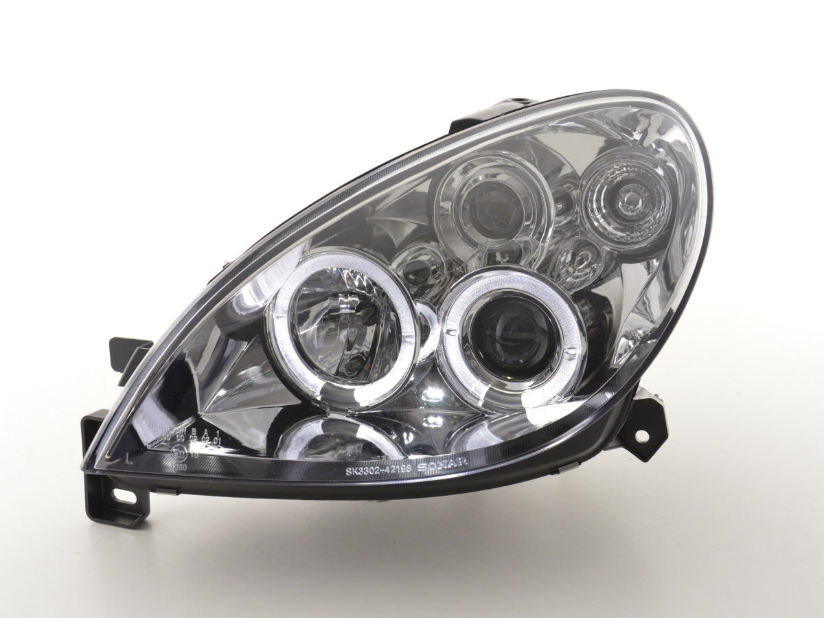 Headlight set Citroen Xsara type N7 00-05 chrome