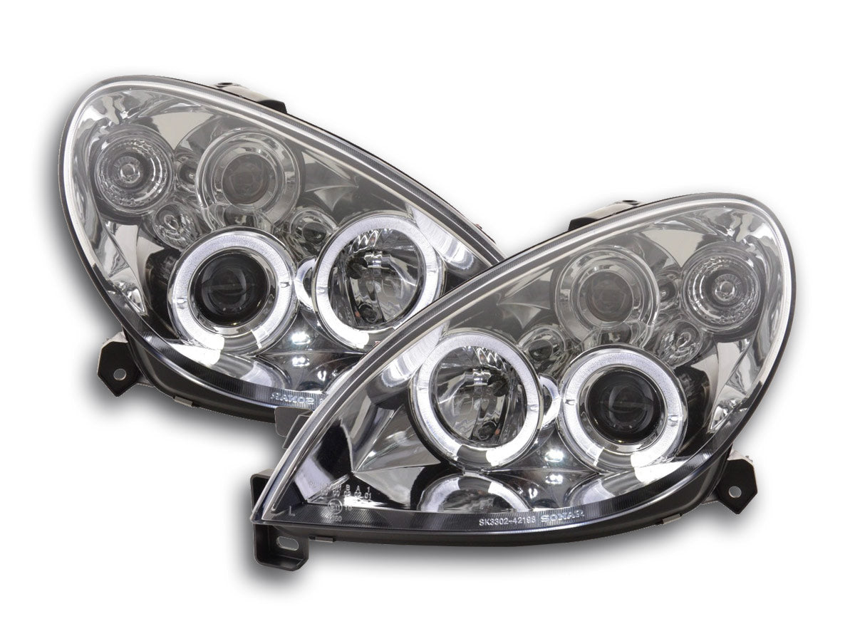 Headlight set Citroen Xsara type N7 00-05 chrome