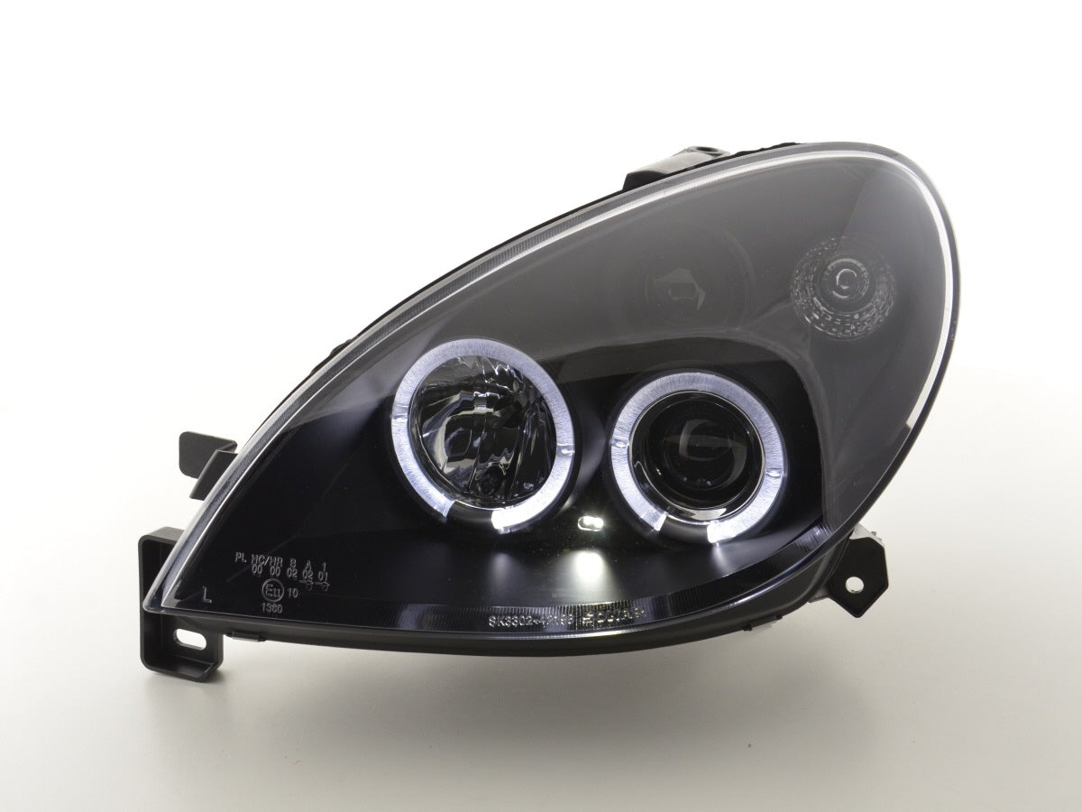 Headlight set Citroen Xsara type N7 00-05 black